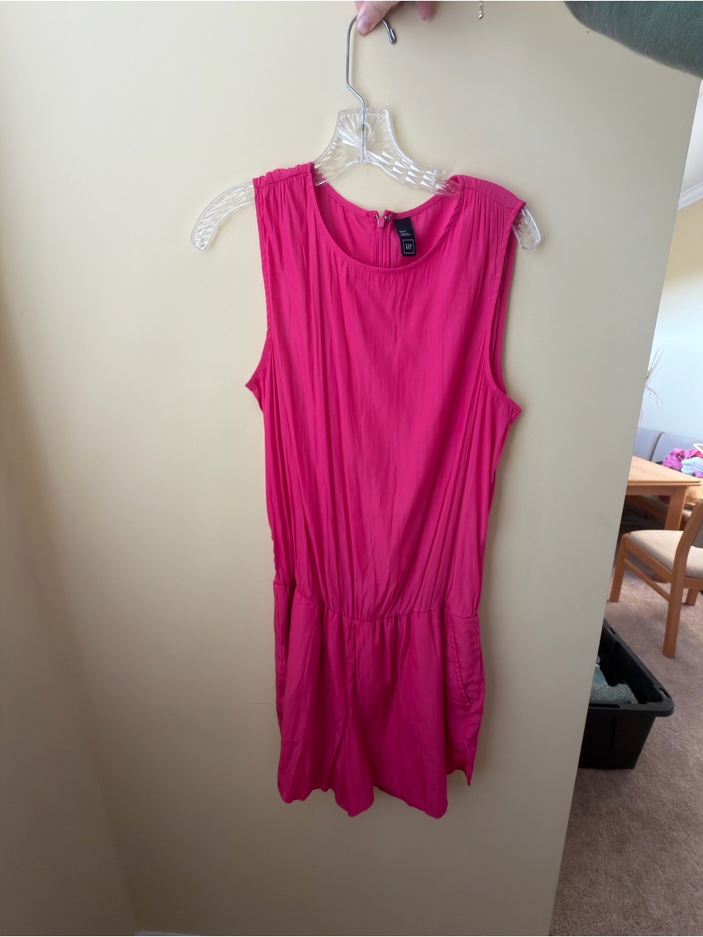 Sleeveless Fuchsia Women's Romper